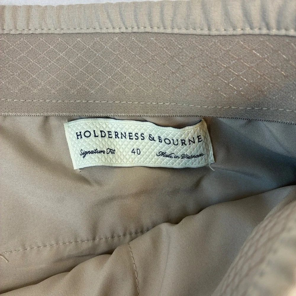 Holderness & Bourne Harwoood Shorts Mens 40 Tan Grey Bundle Golf Performance